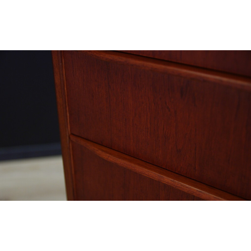 Danish Teak Chest of Drawers, SM Quality - 1970s