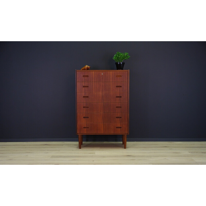 Danish Teak Retro Chest of Drawers - 1970s