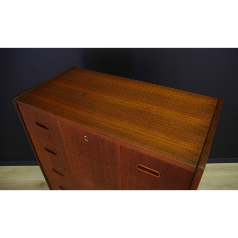 Danish Teak Retro Chest of Drawers - 1970s