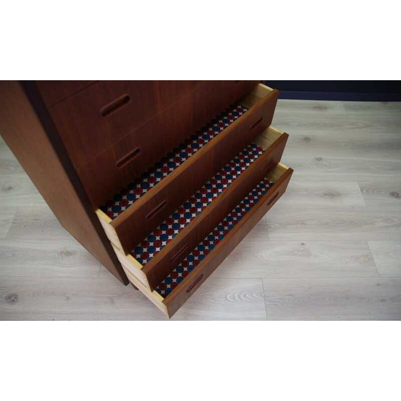 Danish Teak Retro Chest of Drawers - 1970s