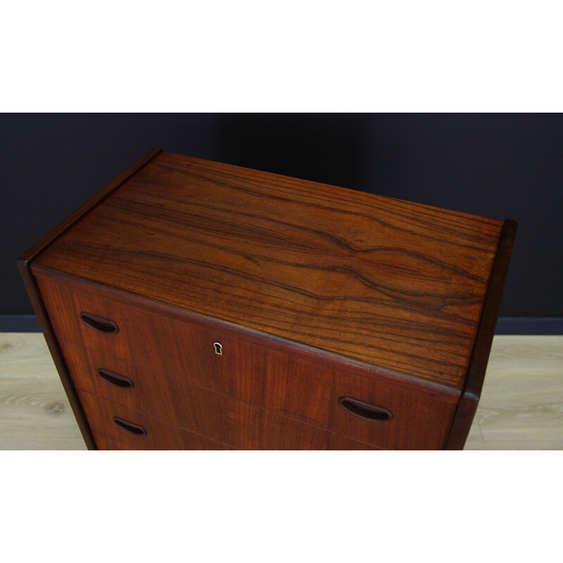 Danish Teak Chest of Drawers - 1970s