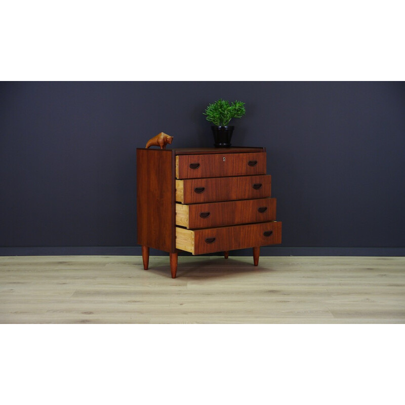 Danish Teak Chest of Drawers - 1970s