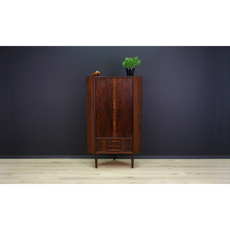 Danish Rosewood Corner Cabinet Retro - 1970s