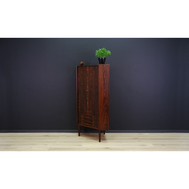 Danish Rosewood Corner Cabinet Retro - 1970s