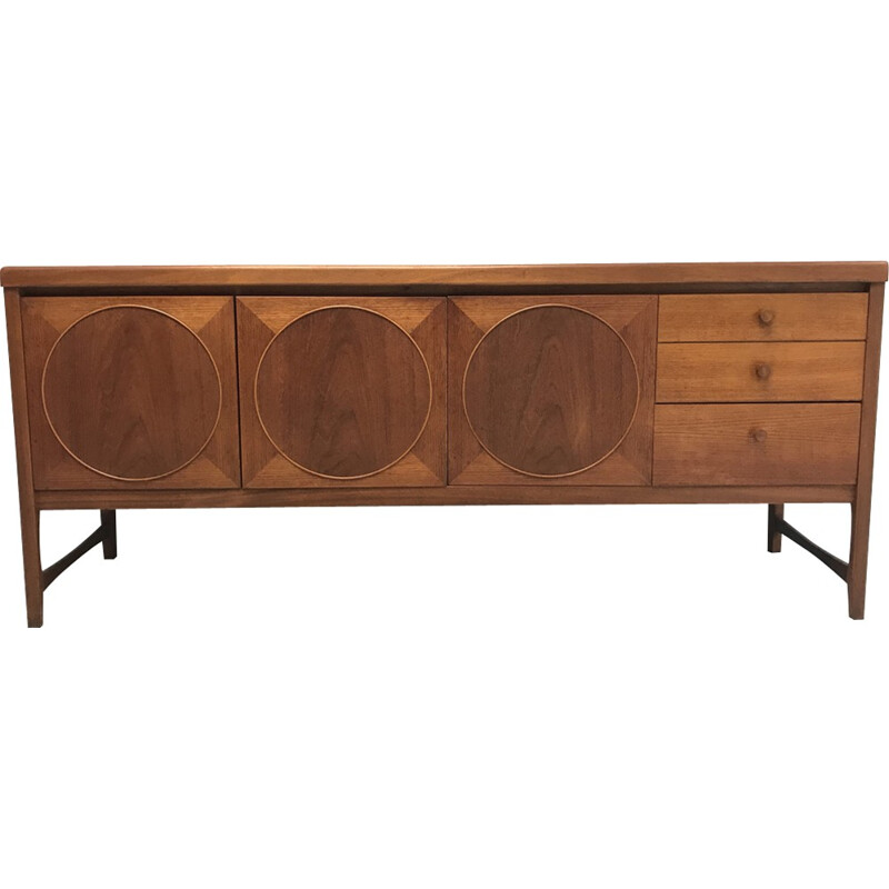 Vintage scottish "Circle" sideboard by Nathan - 1960s