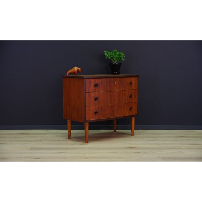 Danish Teak Vintage Chest of Drawers Classic - 1970s