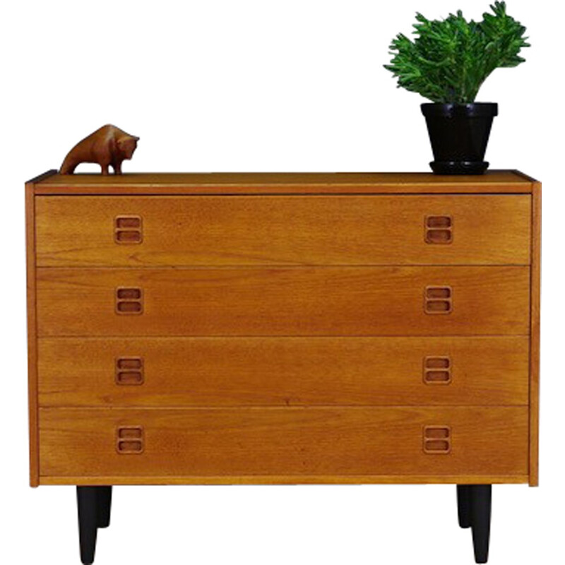 Classic Danish Design Teak Chest of Drawers - 1970s