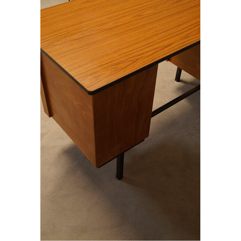 Scandinavian office  in wood and formica - 1960s