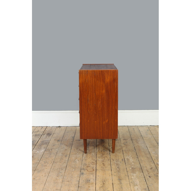 Small Danish Vintage Chest of Drawers in Teak - 1960s
