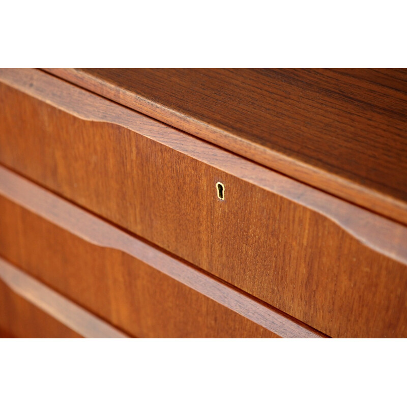 Small Danish Vintage Chest of Drawers in Teak - 1960s