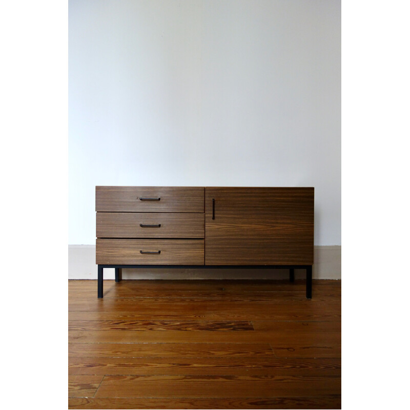 Vintage cabinet in wood covered with laminate  - 1950s