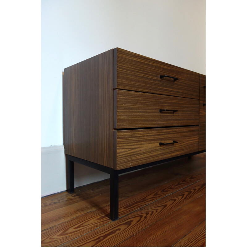 Vintage cabinet in wood covered with laminate  - 1950s