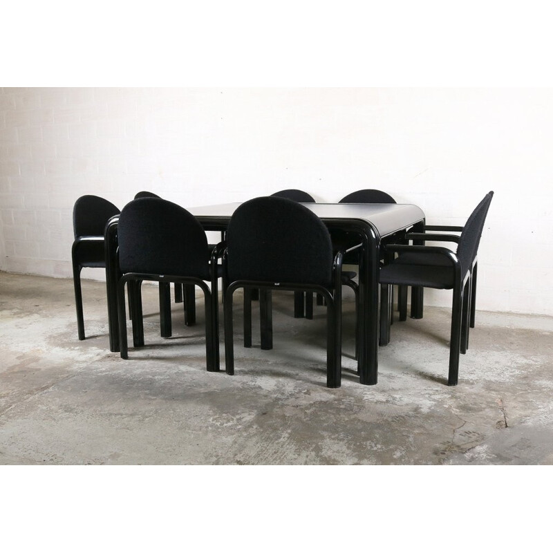 Vintage dining set by Gae Aulenti for Knoll - 1970s