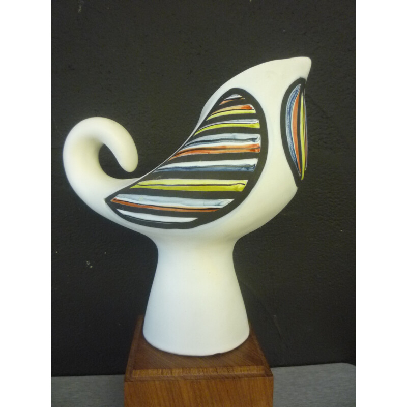 Vase oiseau, Roger CAPRON - années 50