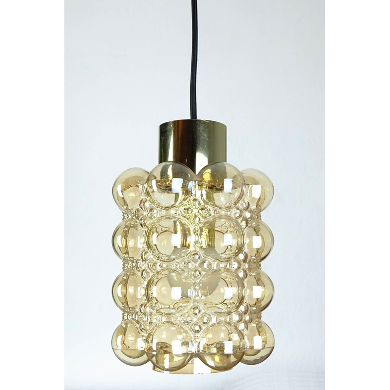 Vintage hanging lamp by Helena Tynell for Glashuette Limburg - 1960s