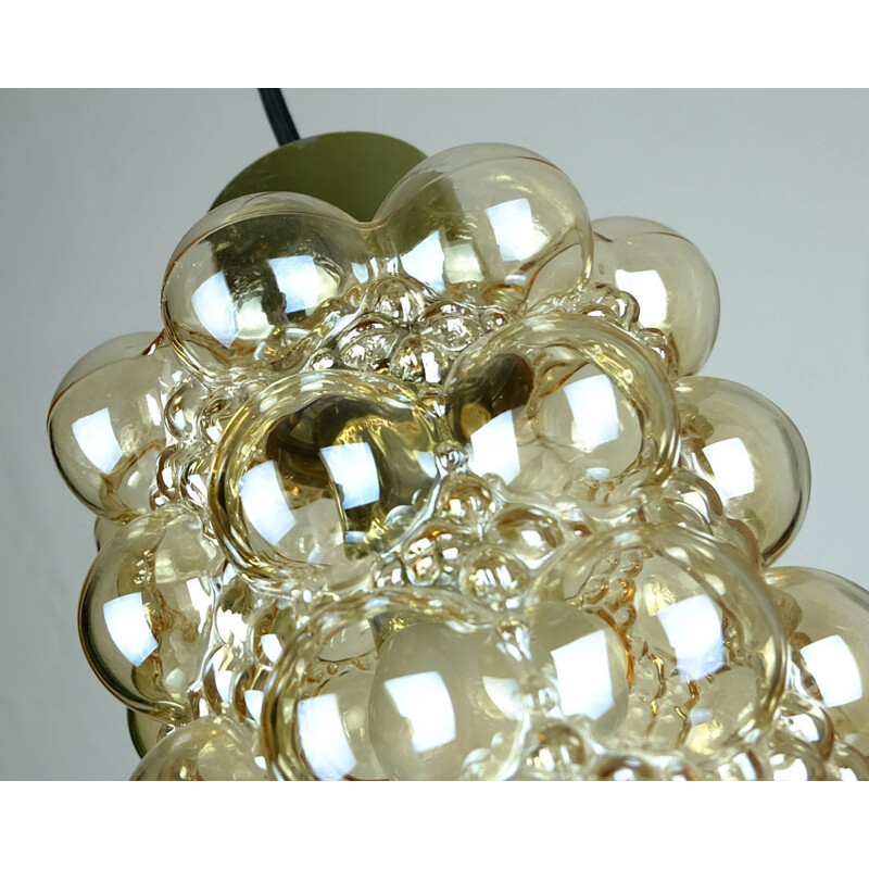 Vintage hanging lamp by Helena Tynell for Glashuette Limburg - 1960s