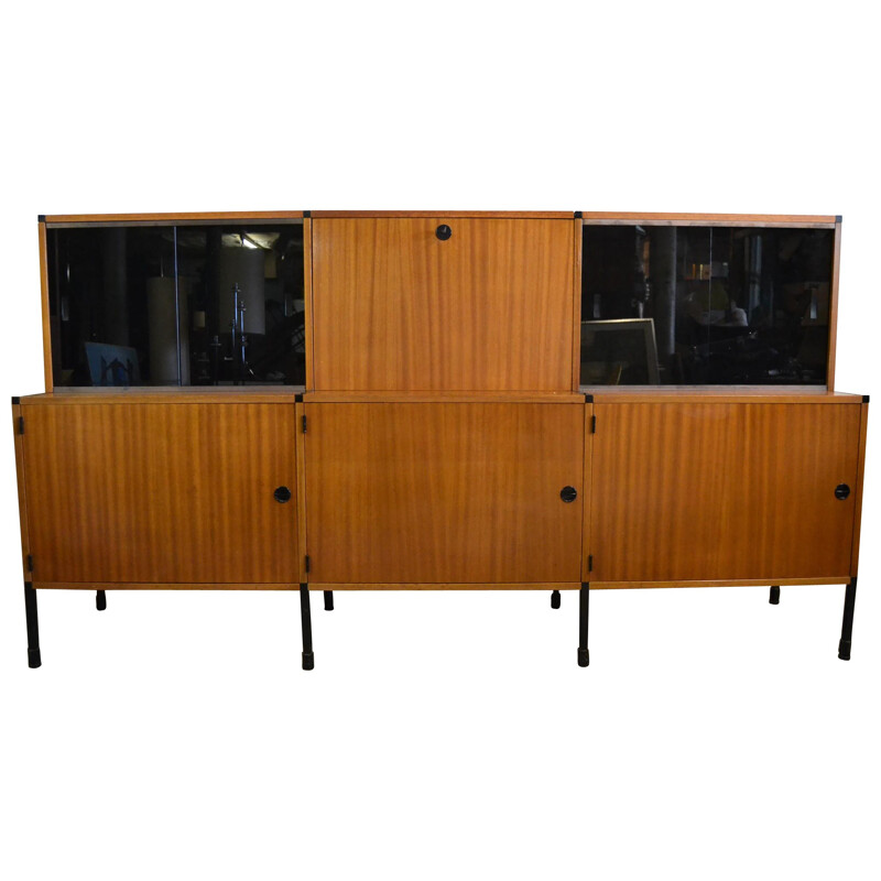 Sideboard/writing desk in beechwood, A.R.P - 1950