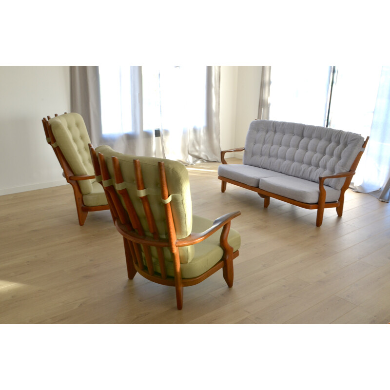 Living room set by Guillerme & Chambron for Votre Maison - 1960s