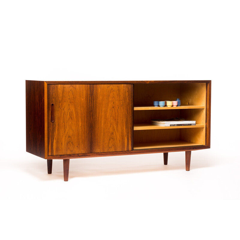 Vintage rosewood sideboard by Carlo Jensen for Hundevad - 1960s