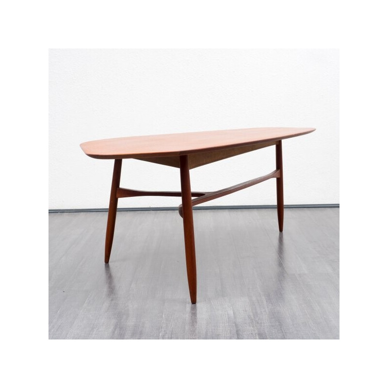 Three-legged coffee table in teak by Svante Skogh - 1950s