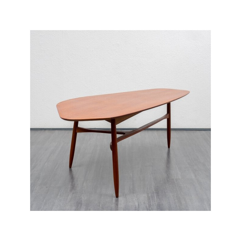 Three-legged coffee table in teak by Svante Skogh - 1950s