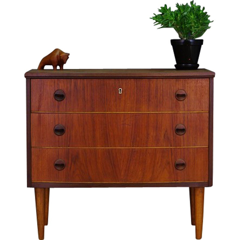 Danish Teak Vintage Chest of Drawers Classic - 1970s