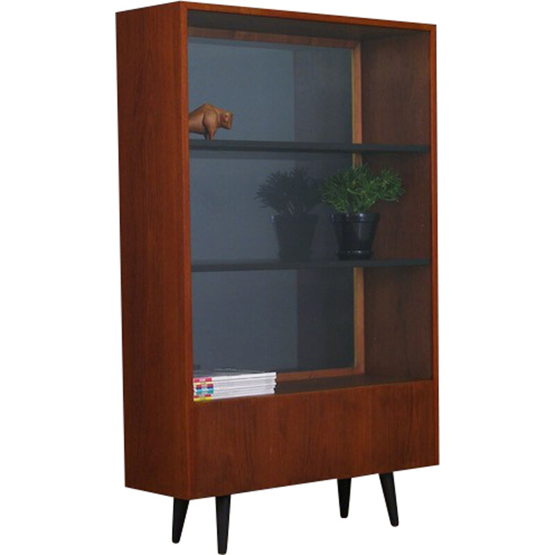 Danish Teak Cabinet in Glass - 1970s