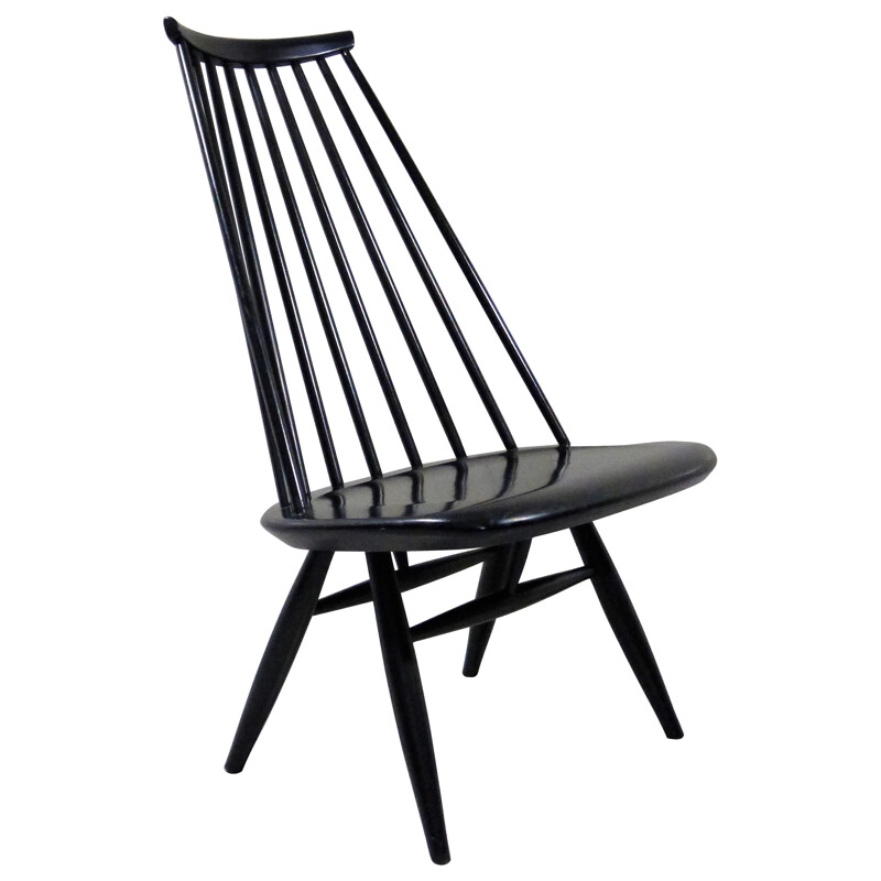 Black "Mademoiselle" chair, Ilmari TAPIOVAARA - 1970s