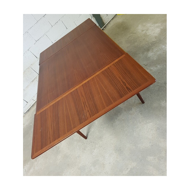 Table vintage en teck design scandinave - 1960