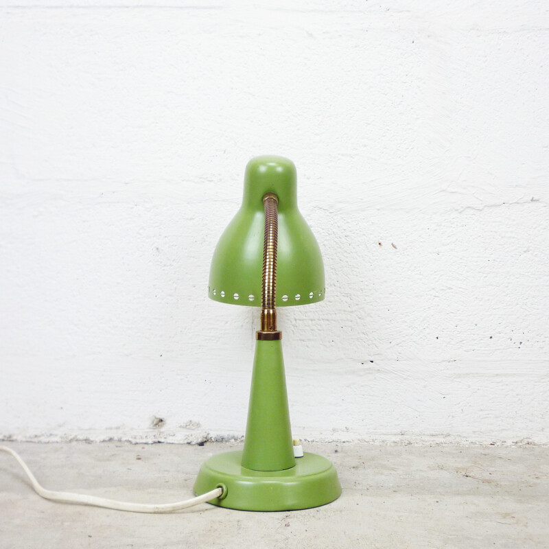 Green apple desk lamp - 1960s