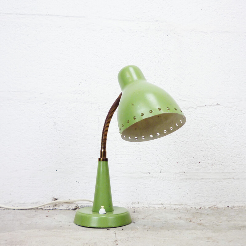 Green apple desk lamp - 1960s