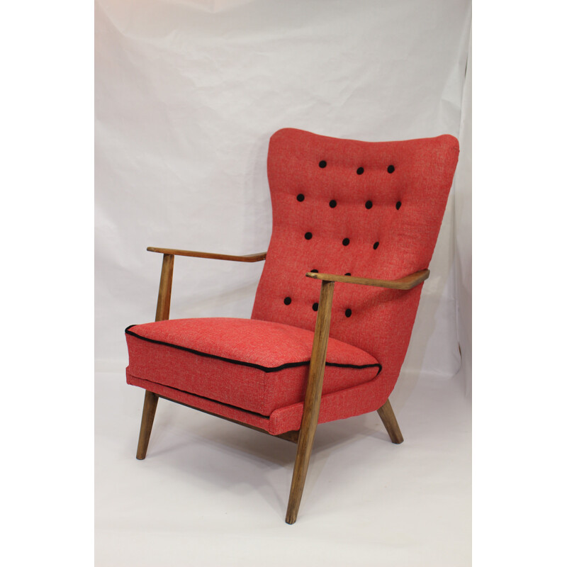 Scandinavian wing chair - 1950s