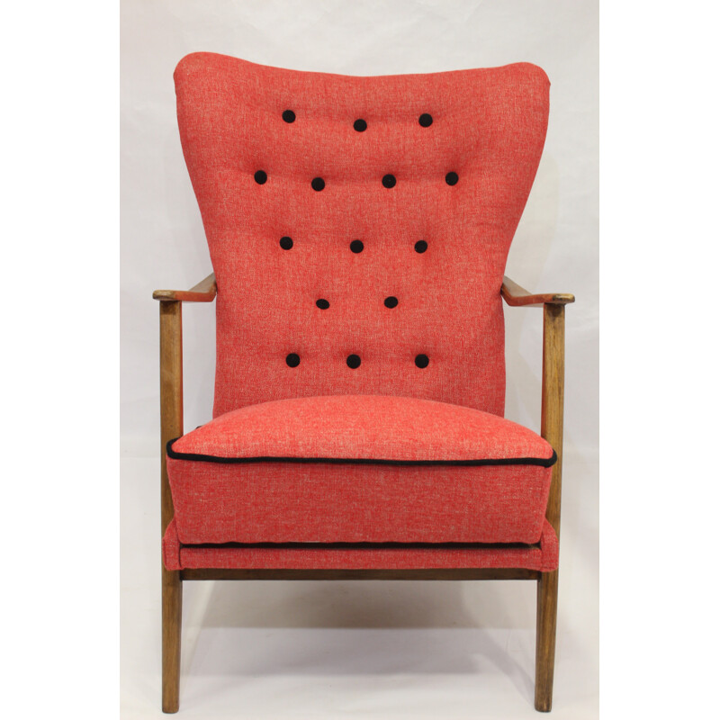 Scandinavian wing chair - 1950s