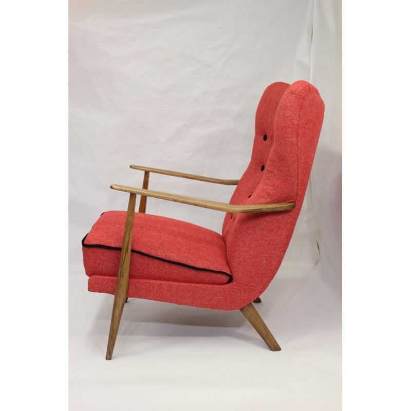 Scandinavian wing chair - 1950s