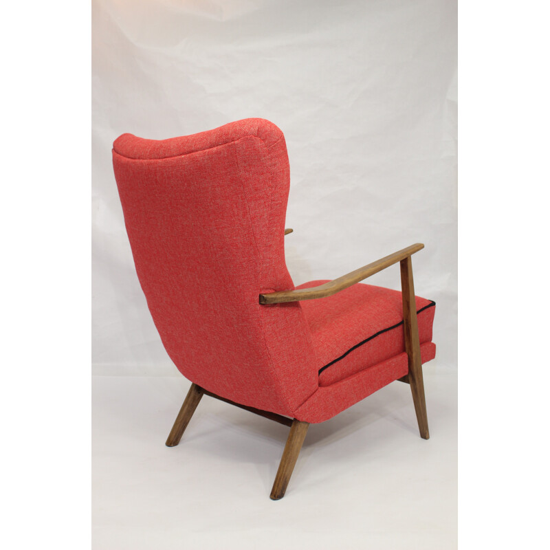 Scandinavian wing chair - 1950s