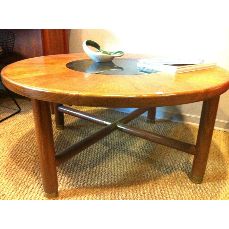 Scandinavian coffee table in teak - 1960s