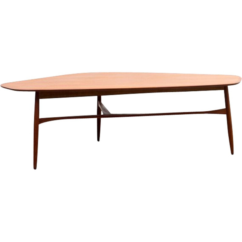 Three-legged coffee table in teak by Svante Skogh - 1950s