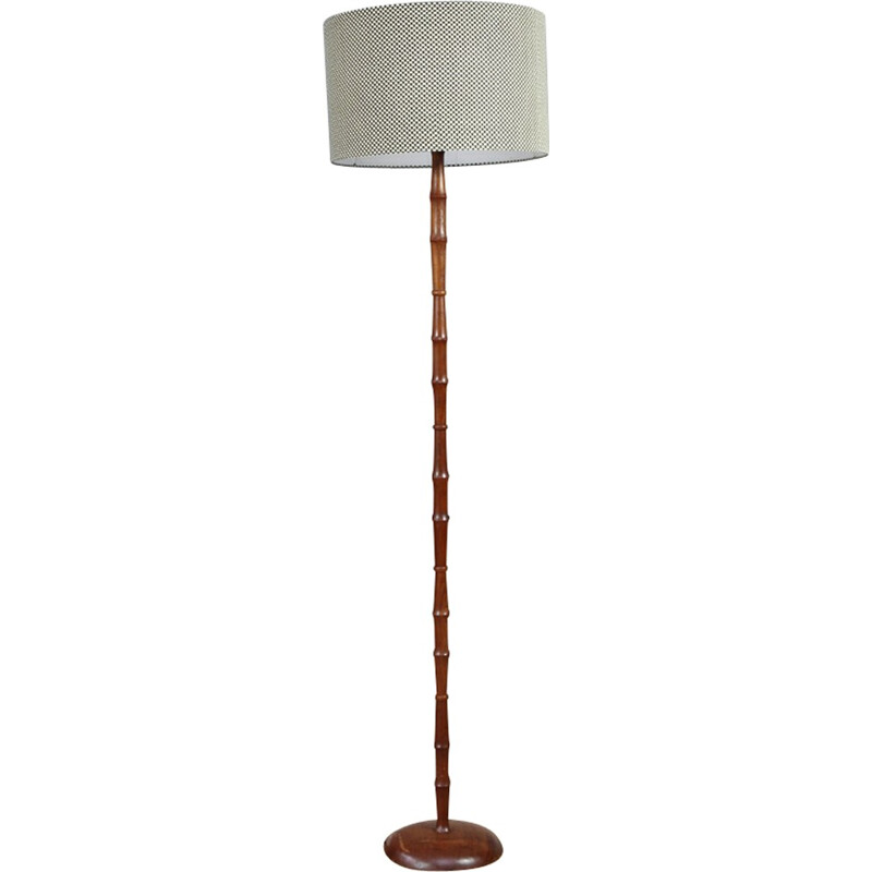 Danish Vintage Teak Floor Lamp - 1960s