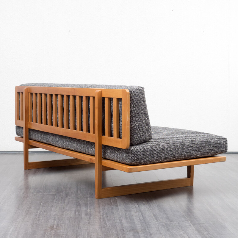 Danish reupholstered day bed - 1960s