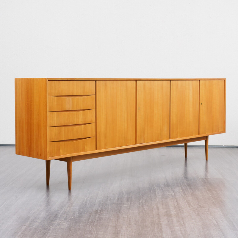 Large cherrywood sideboard - 1960s