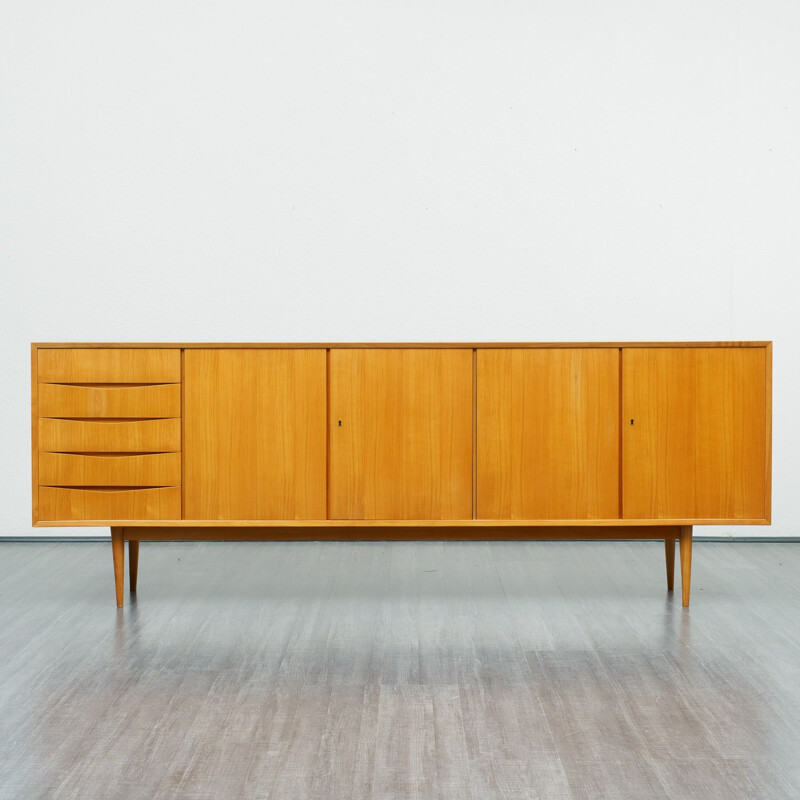 Large cherrywood sideboard - 1960s