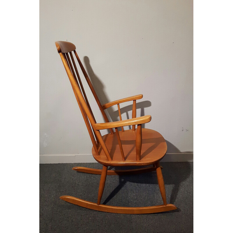 Vintage Rocking chair by stol kamnik - 1950s