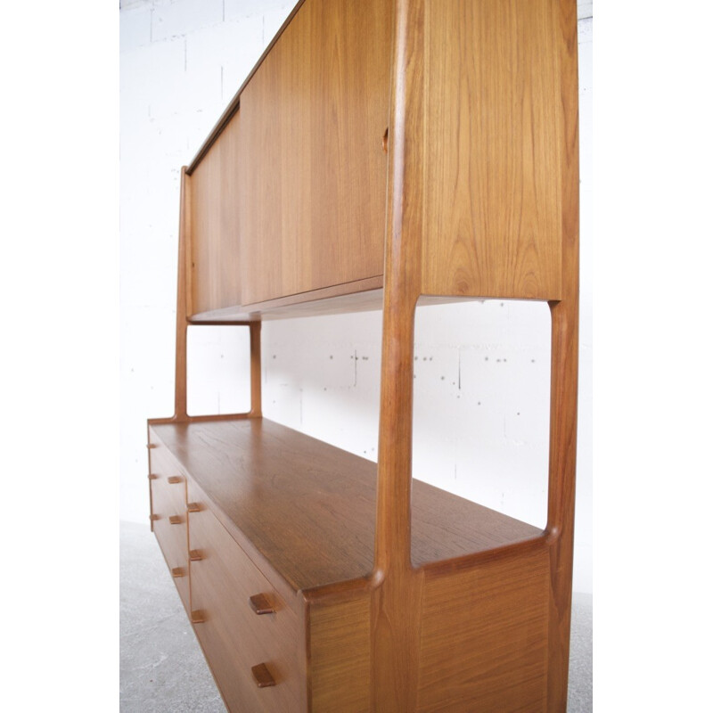 Teak double part Sideboard  by Hans Wegner for Ry Møbler - 1960s