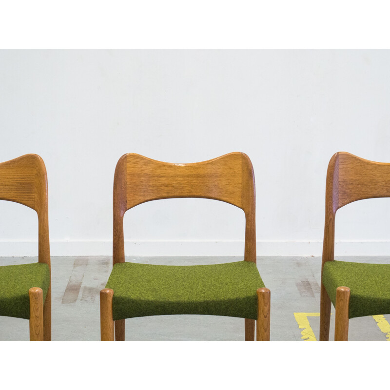 Set of four vintage dining chairs by Arne Hovmand Olsen - 1950s