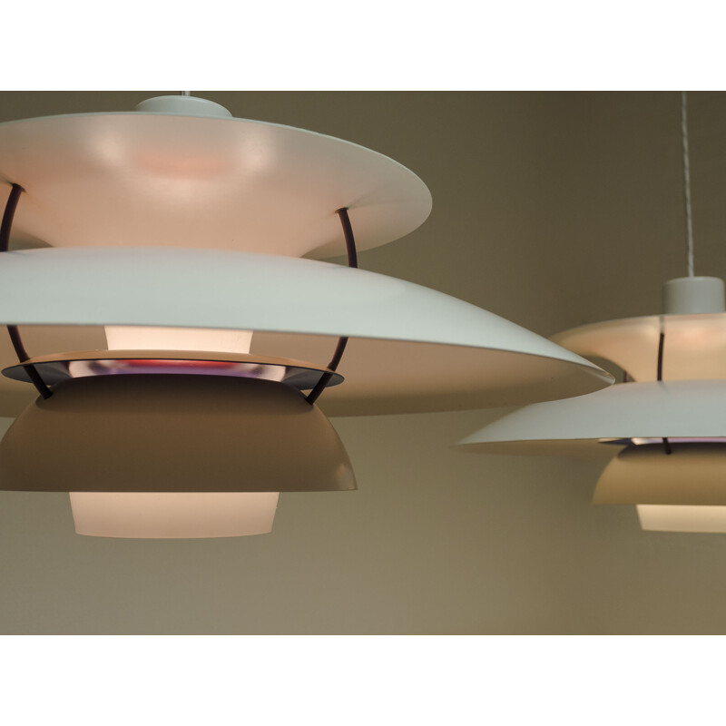 Pair of "PH5" pendants by Poul Henningsen for Louis Poulsen - 1950s