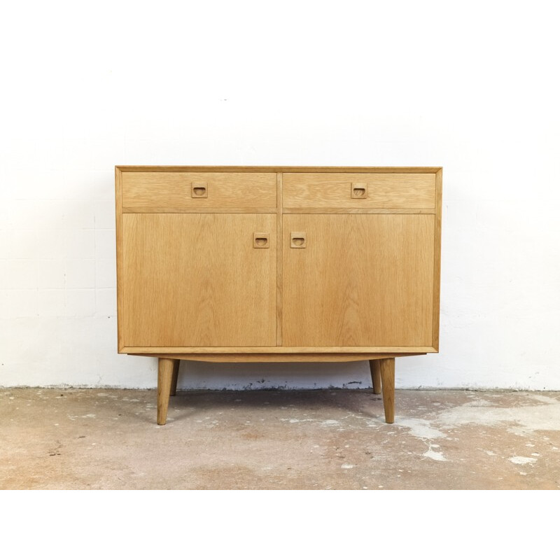 Vintage Danish cupboard in oak by Brouer - 1960s