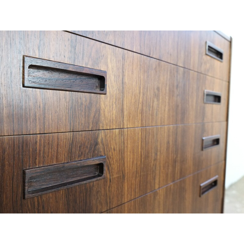 Chest of 6 drawers in rosewood by Westergaard - 1960s