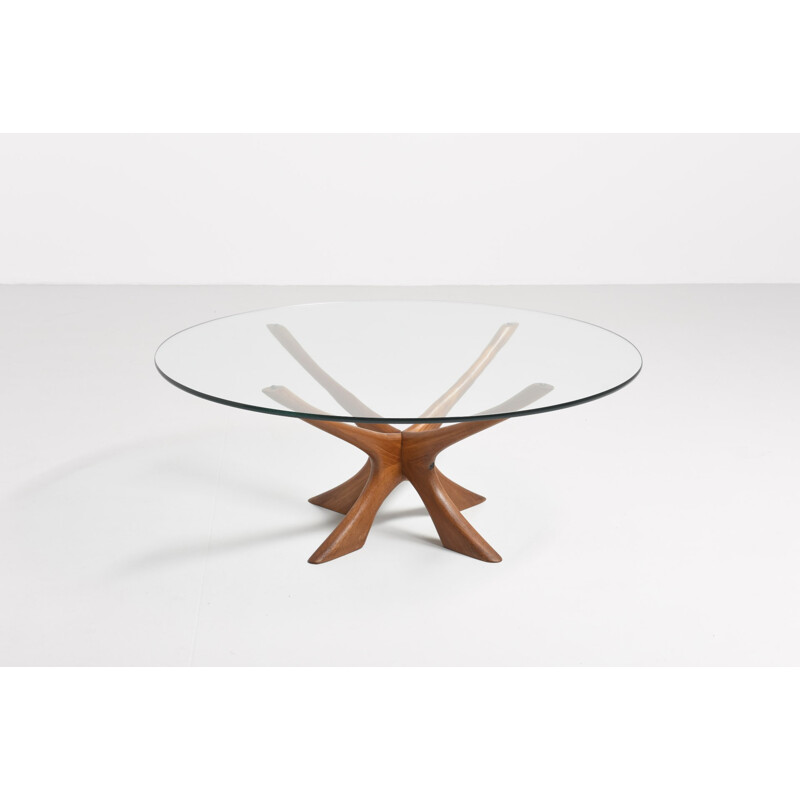 Vintage scandinavian coffee table by Illum Wikkelsø - 1960s