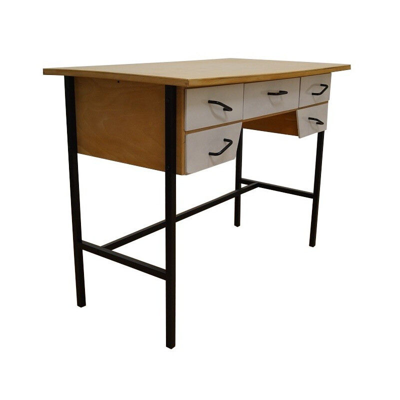 Little desk with 5 drawers - 1960s