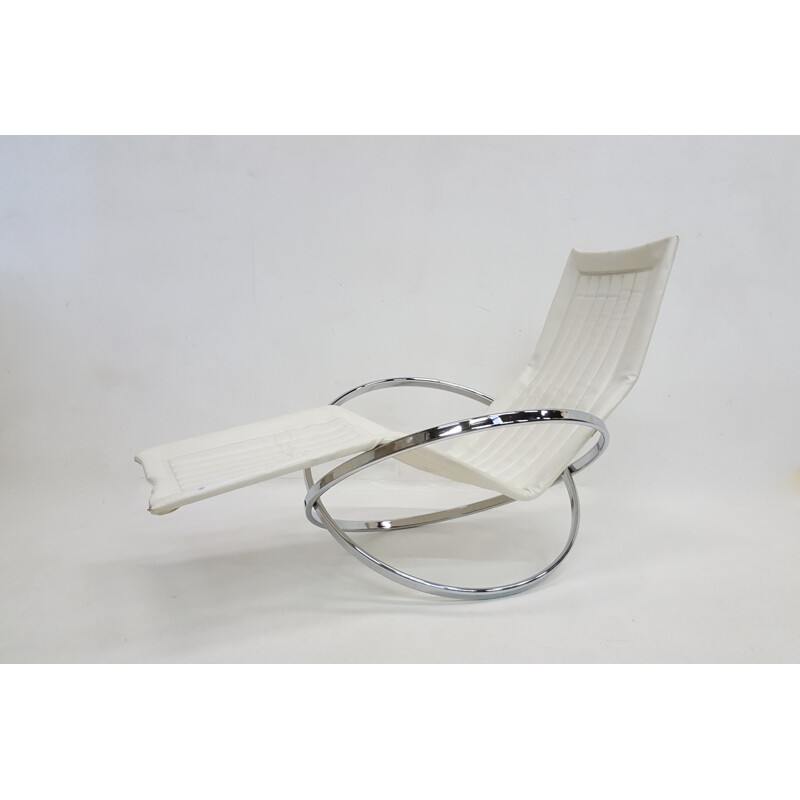 "Jet Star" Folding Rocking Lounge Chair by Roger Lecal - 1970s
